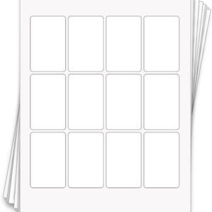 120 handwritten label stickers, white waterproof handwritten label stickers, suitable for jar marking