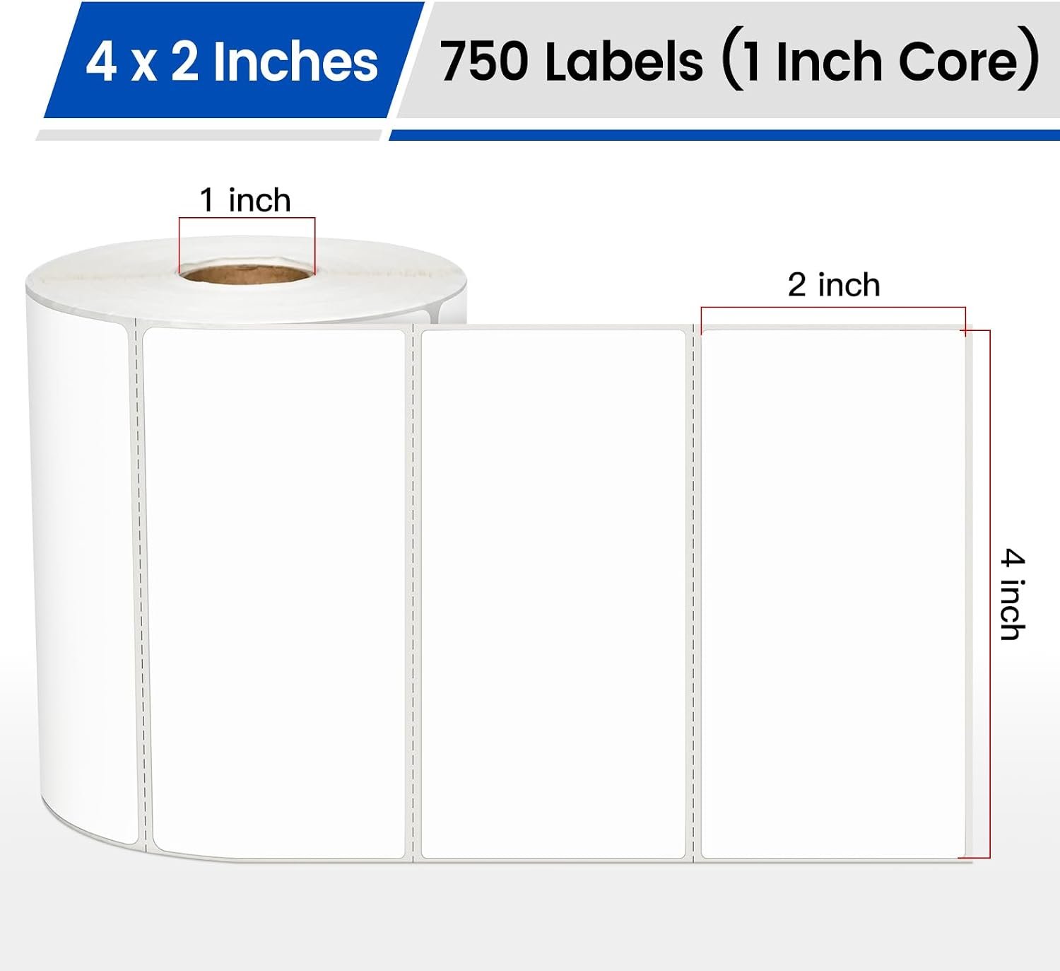 Blank removable handwritten label paper, no residue, waterproof and oil-proof, suitable for office - Image 2