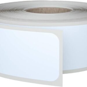 1x3 inch self-adhesive handwritten label paper, rectangular white sticker roll