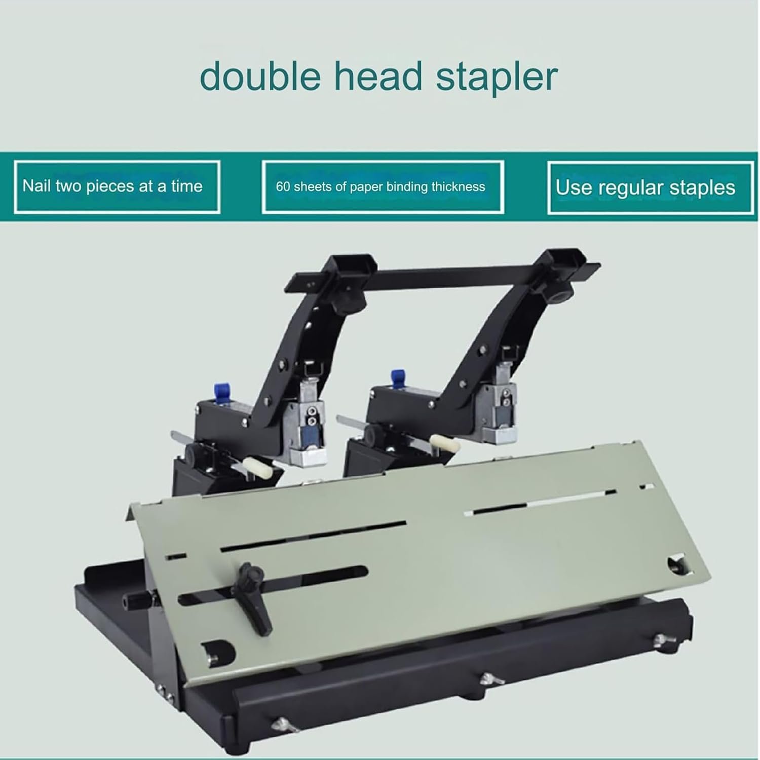 ead Dual-Purpose Machine 60 Sheets Of Par Binding Thickness Binding 0-10MM Adjus Applica Scifics: 23/6 23/8 23/10 24/6 24/8 24/10 - Image 2
