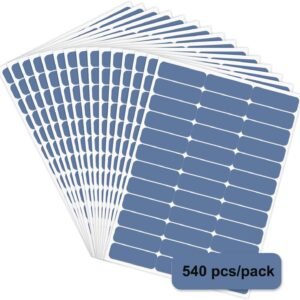 540 Waterproof label stickers, commonly used as name tags (blue)
