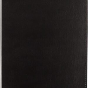 Black Leather Large Journal Notebook, 7.5" W x 10.25" L, 192 Pages